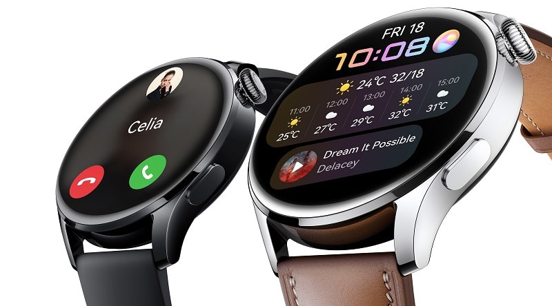 A Huawei bemutatta HarmonyOS-sel működő Watch 3 okosóráját